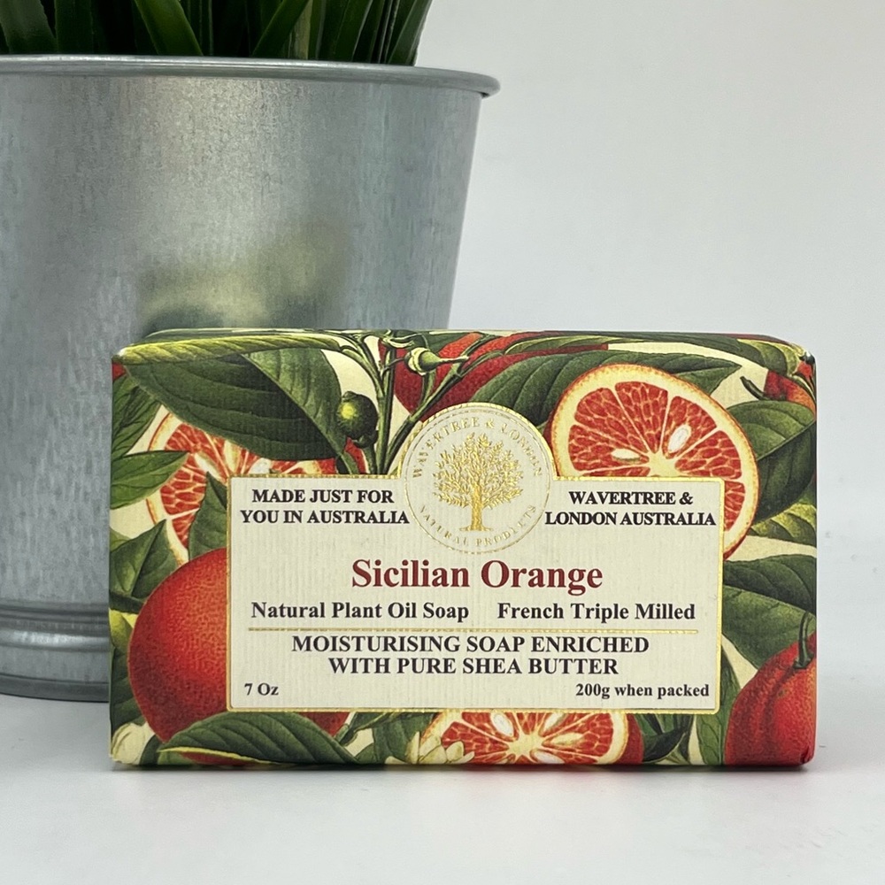 Wavertree and London Sicilian Orange Natural Plant‎ Oil Soap